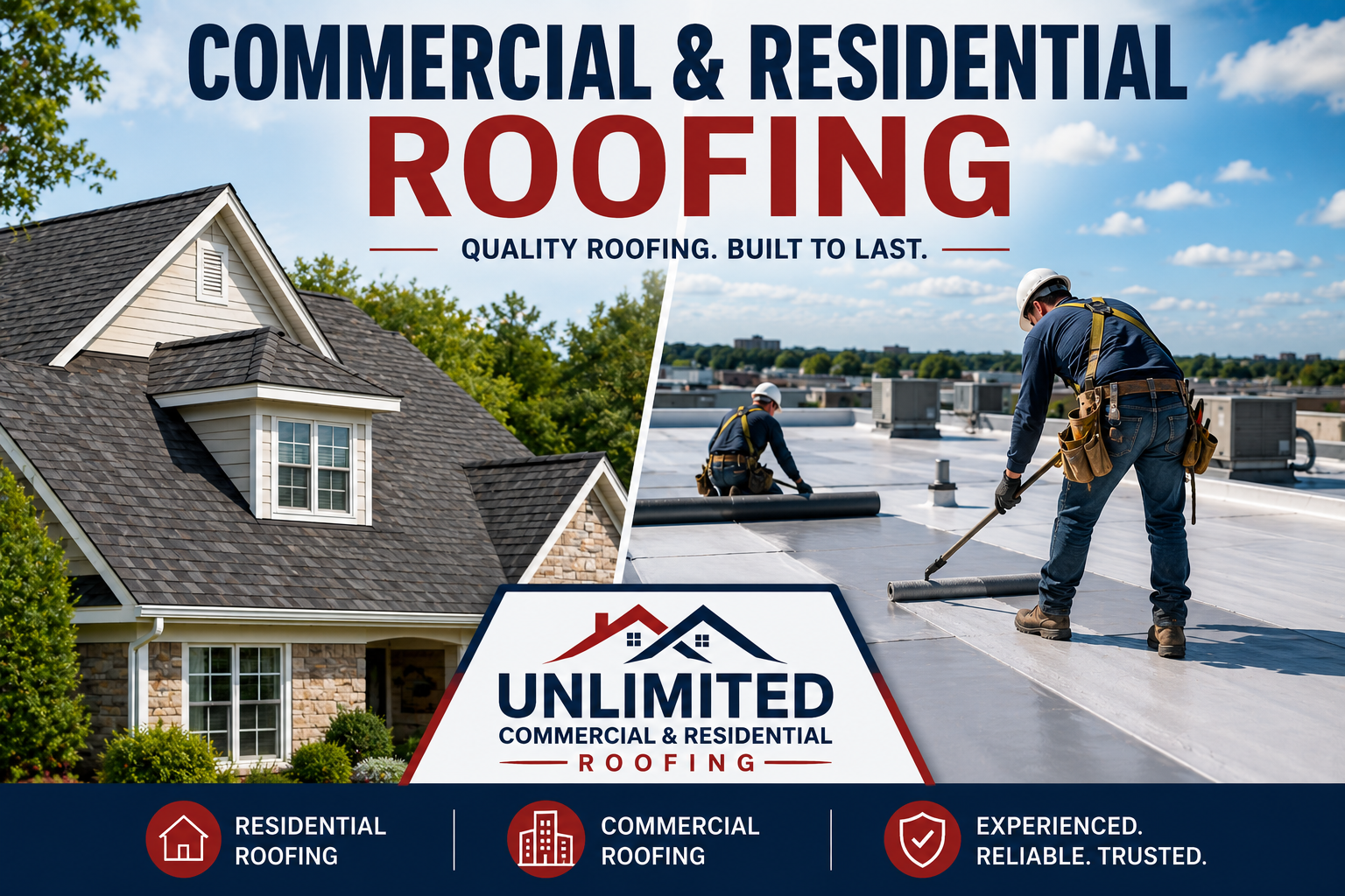 commercial and residentail roofing