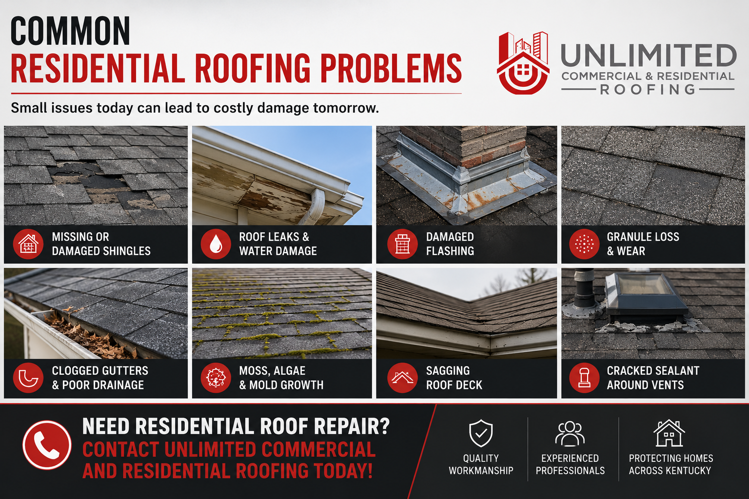 roof repairs Lexington KY