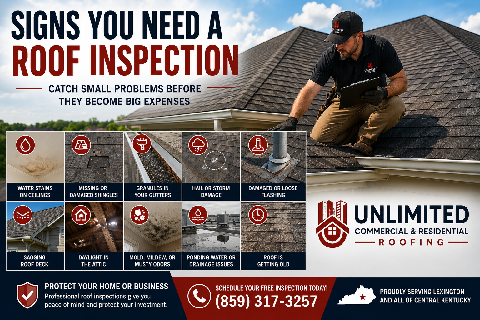 signs you need a roof inspection