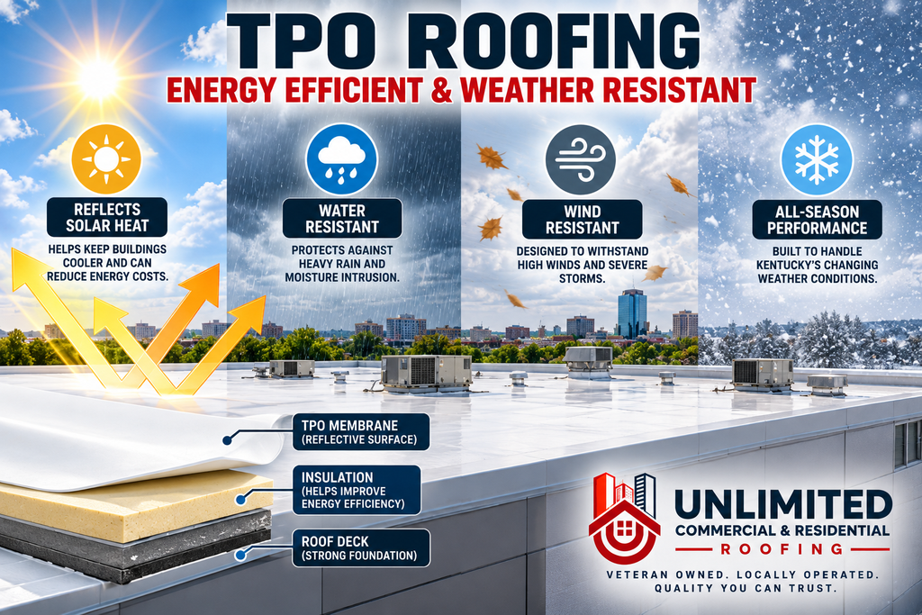 TPO Roofing Lexington KY: Benefits for Commercial Buildings 1 tpo roofing lexington ky